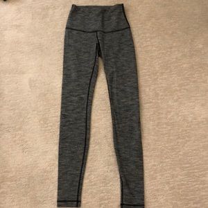 Size 4 Lululemon Grey Heathered Legging